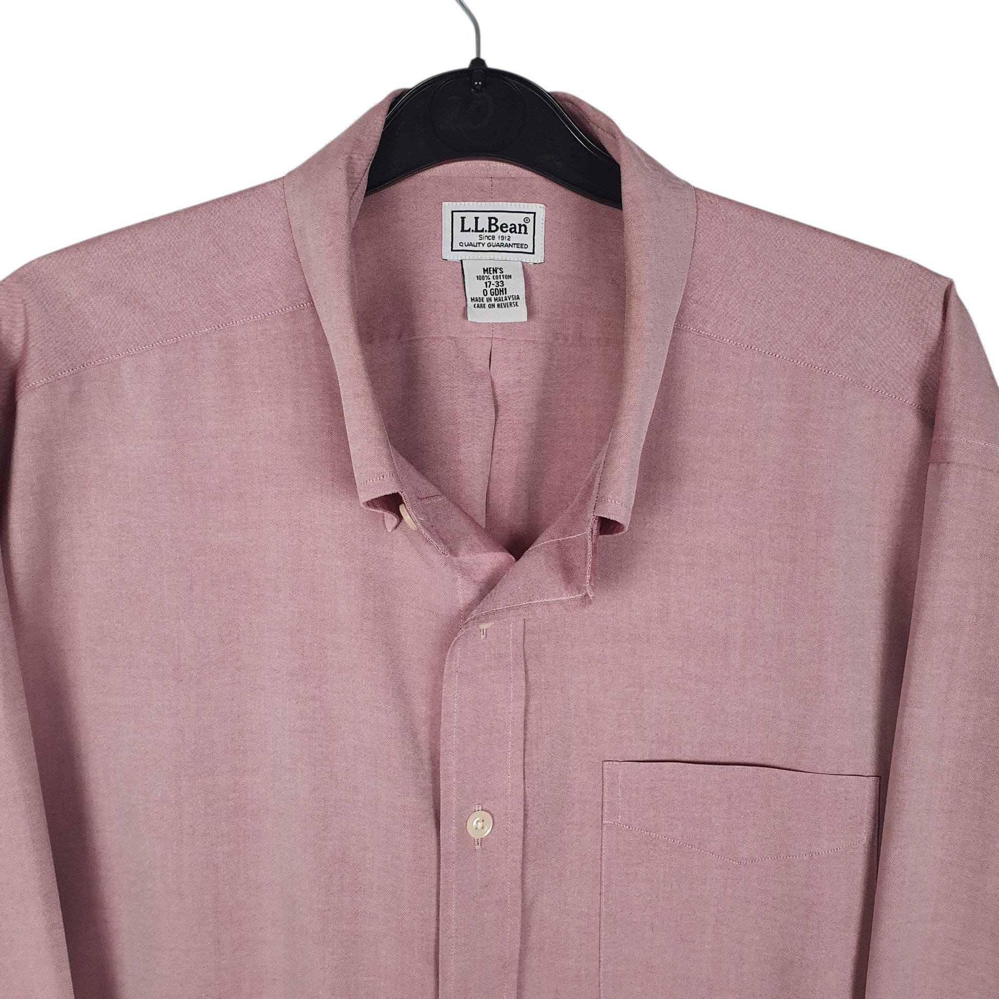Mens Pink L.L.Bean   Shirt