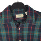 Mens Green L.L.Bean Vintage 1980s Rangely Flannel  Shirt