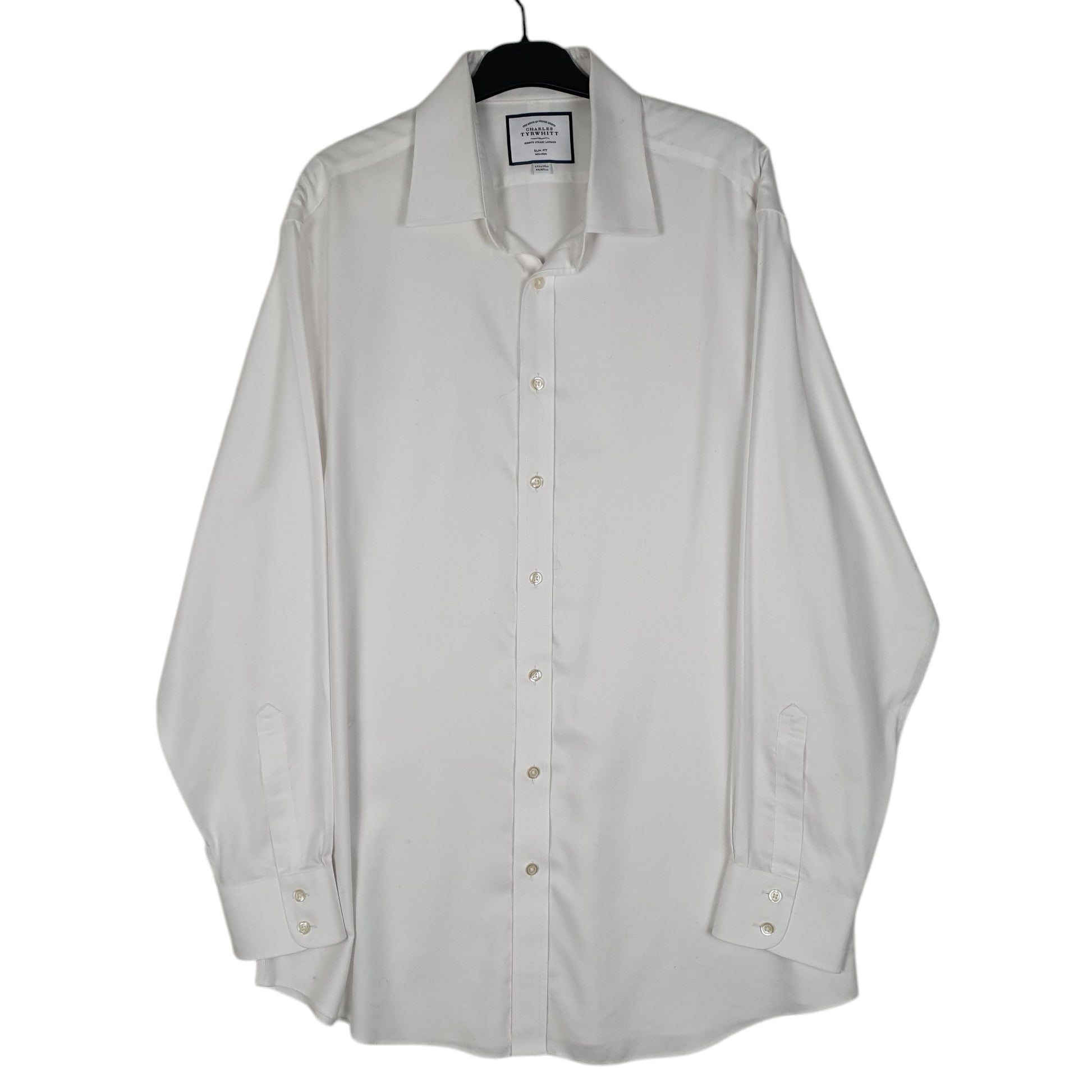 Mens White Charles Tyrwhitt  Long Sleeve Shirt