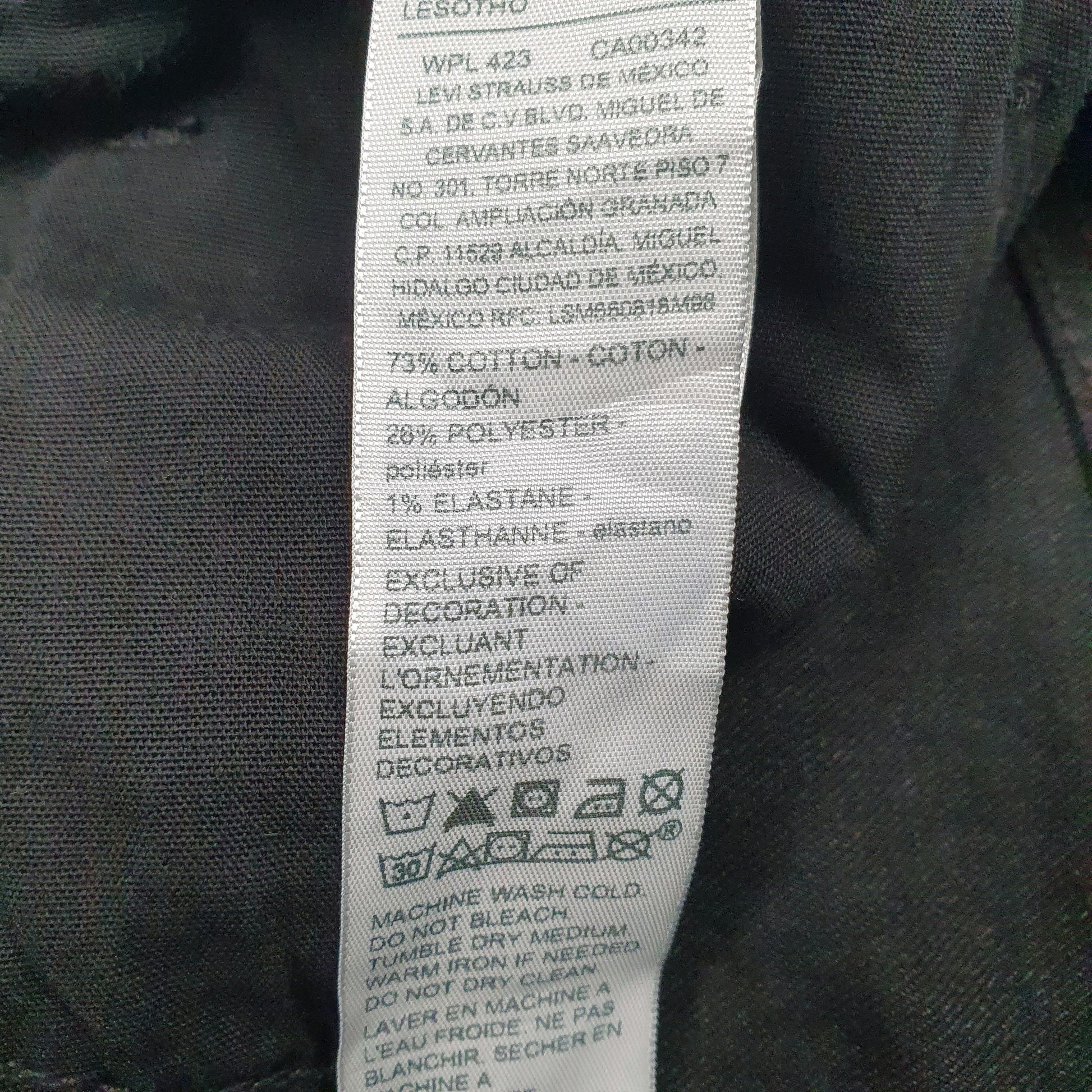 Mens Black Levis Straight  Jeans