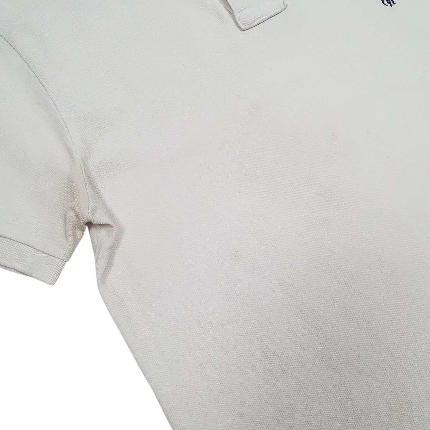 Mens White Polo Ralph Lauren Slim Fit  Polo Shirt
