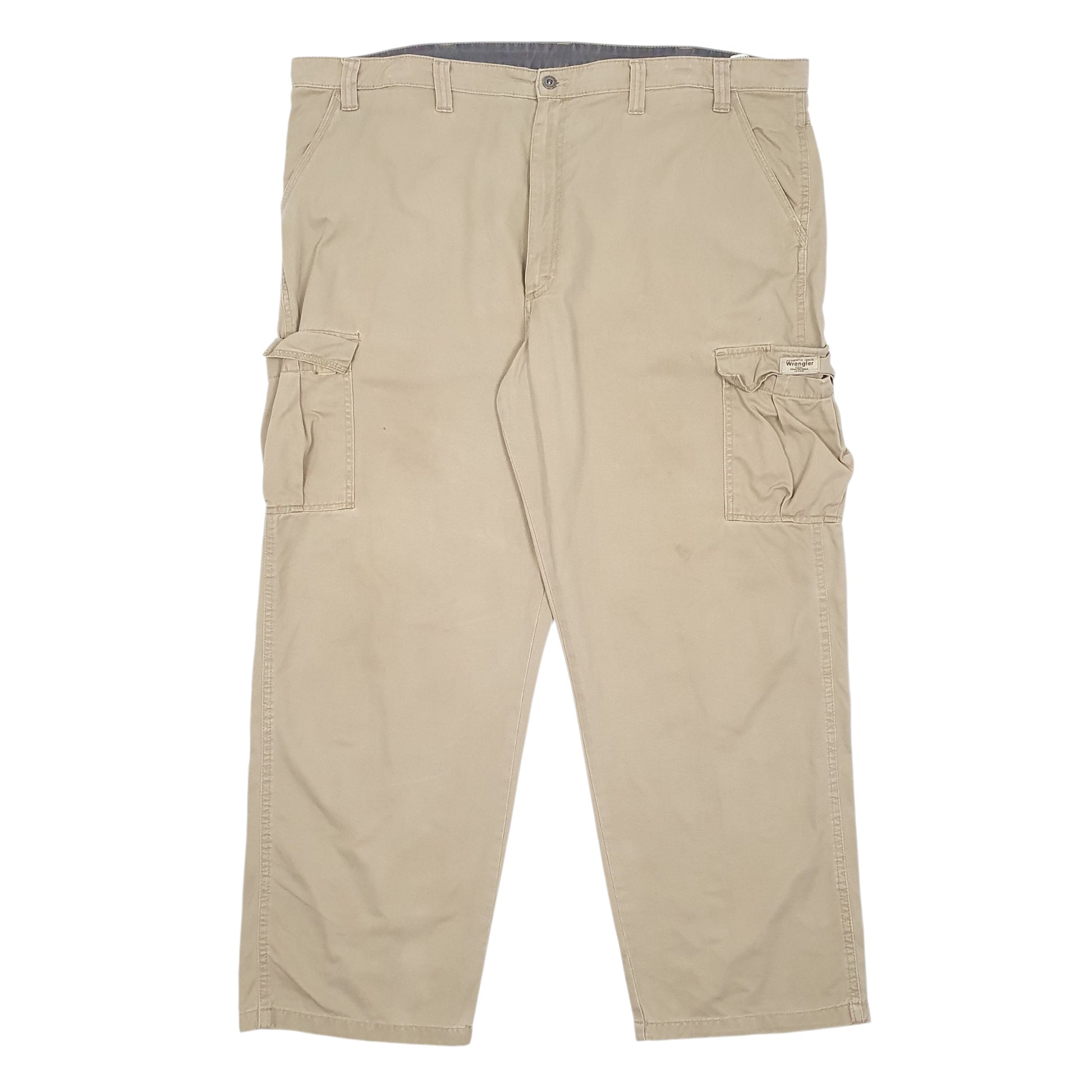 Mens Beige Wrangler  Cargo Trousers