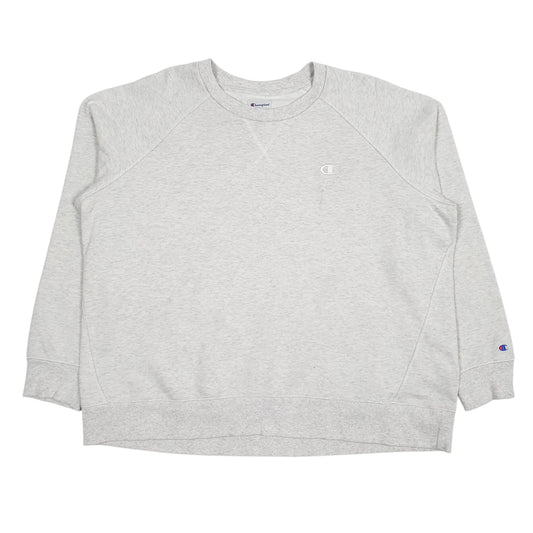 Mens Grey Champion  Crewneck Jumper