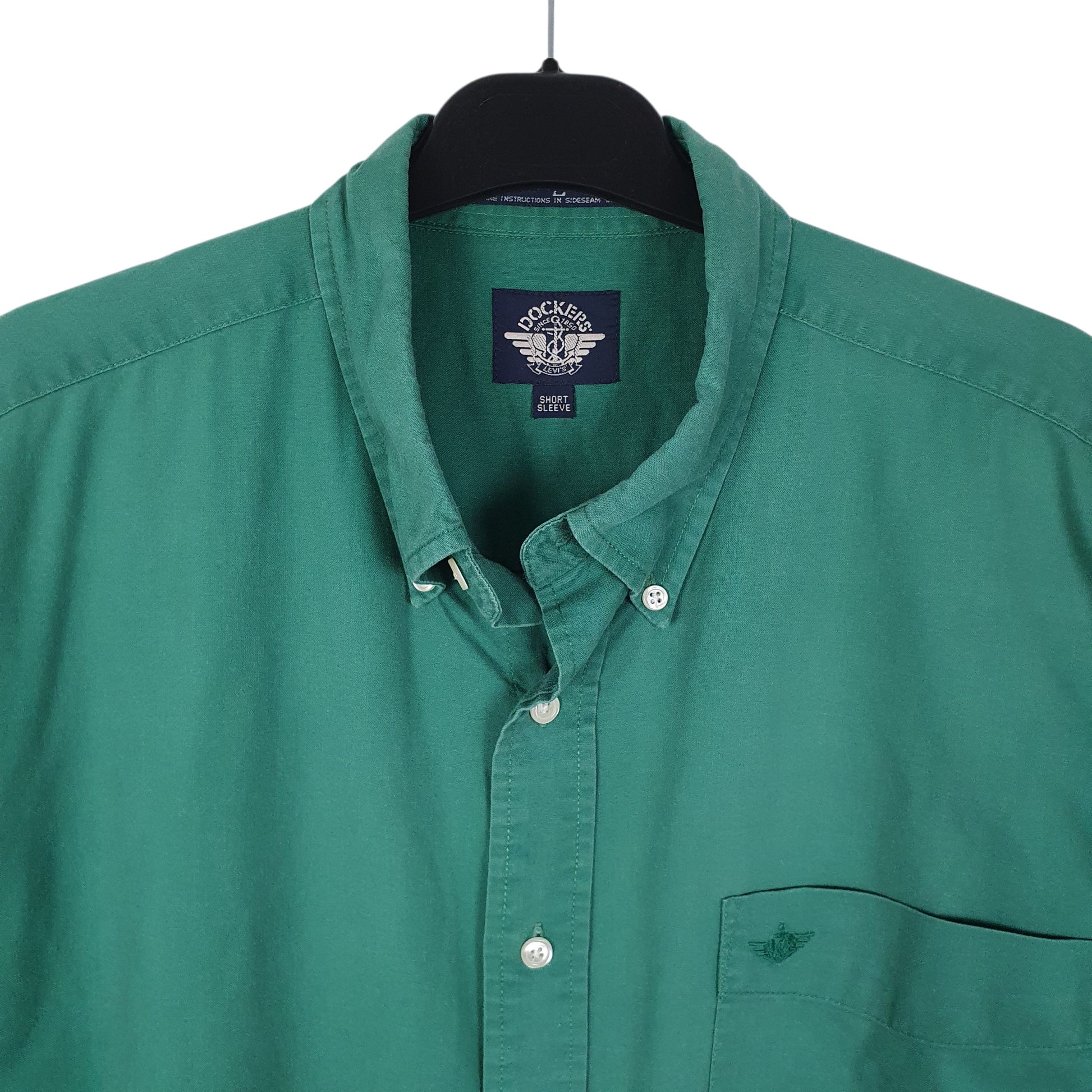 Mens Green Dockers Levis  Shirt