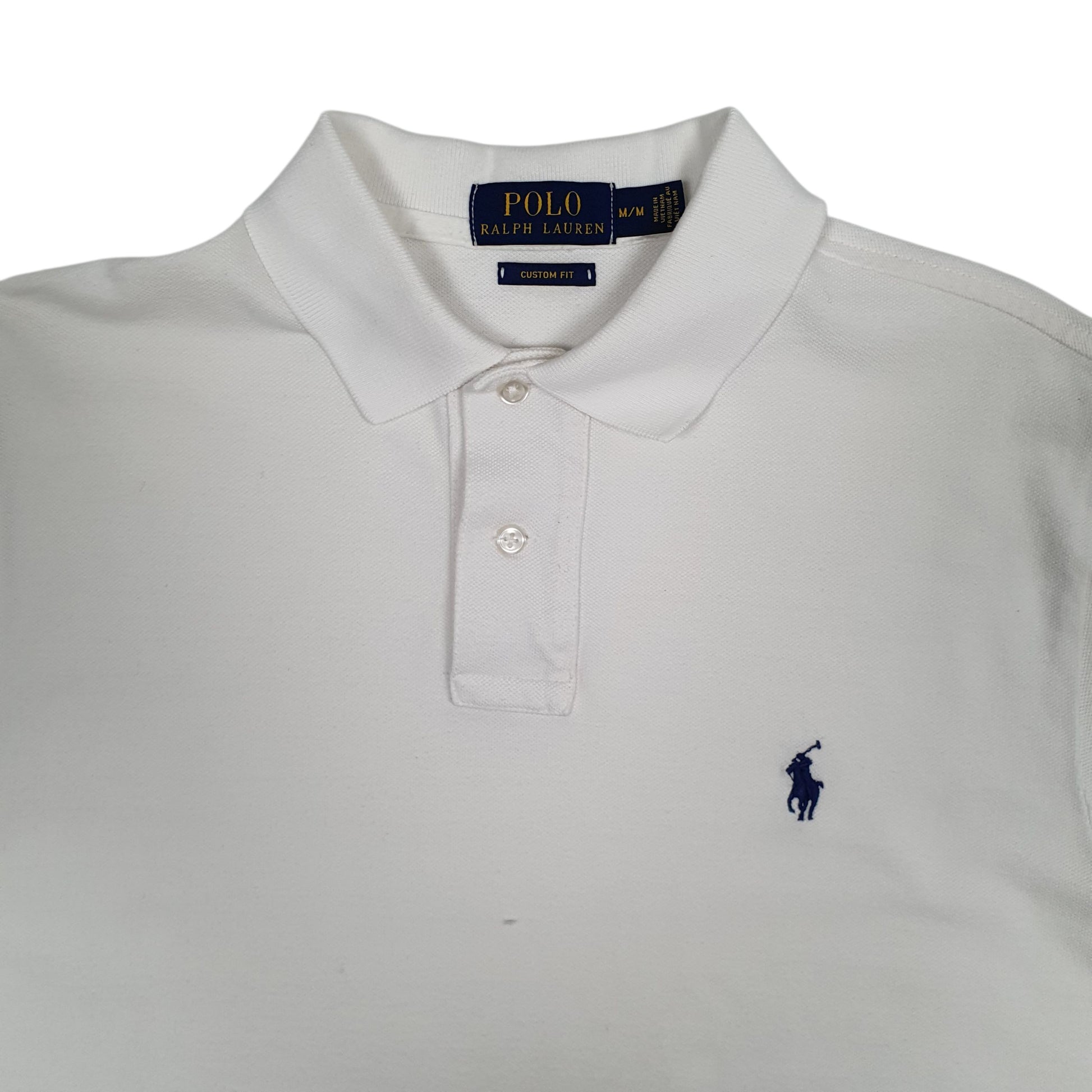 Mens White Polo Ralph Lauren   Polo Shirt
