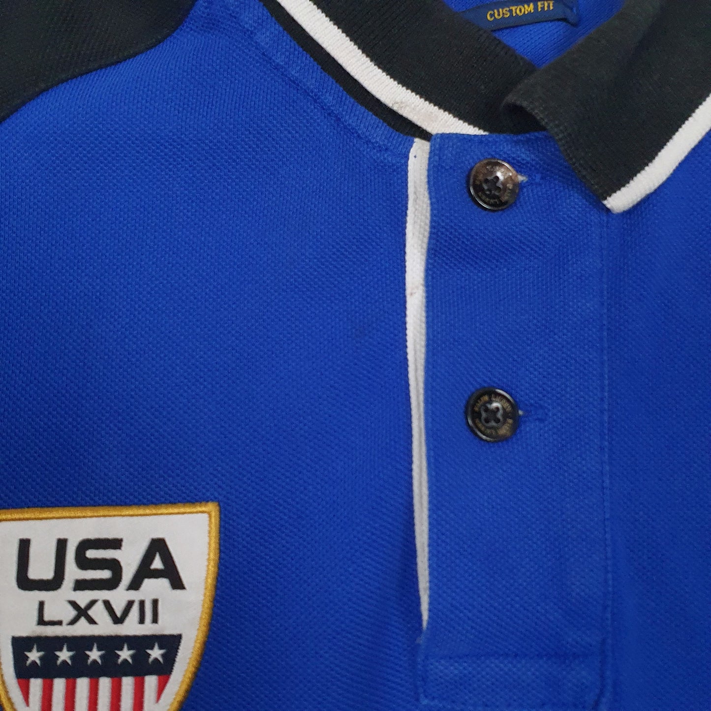 Mens Blue Polo Ralph Lauren USA  Polo Shirt