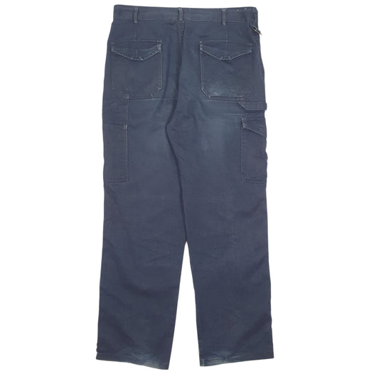 Mens Navy Dickies Workwear  Trousers