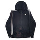 Mens Black Adidas Climalite Full Zip Jumper