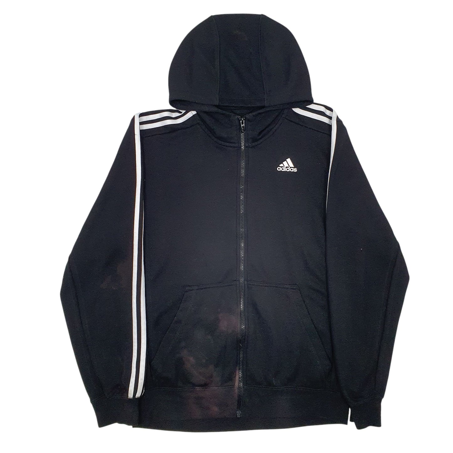 Mens Black Adidas Climalite Full Zip Jumper