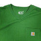 Mens Green Carhartt   T Shirt