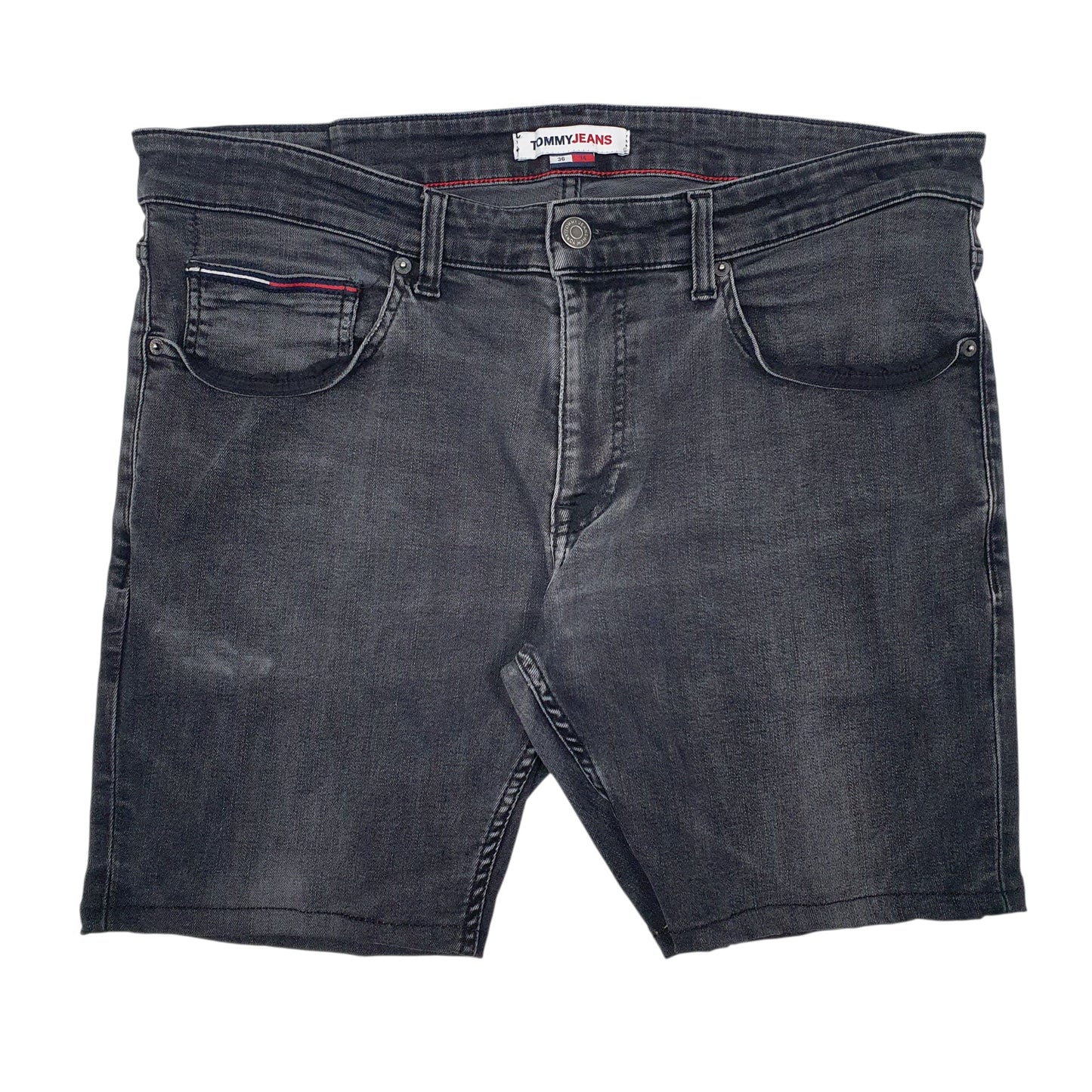 Mens Black Tommy Hilfiger  Denim Shorts