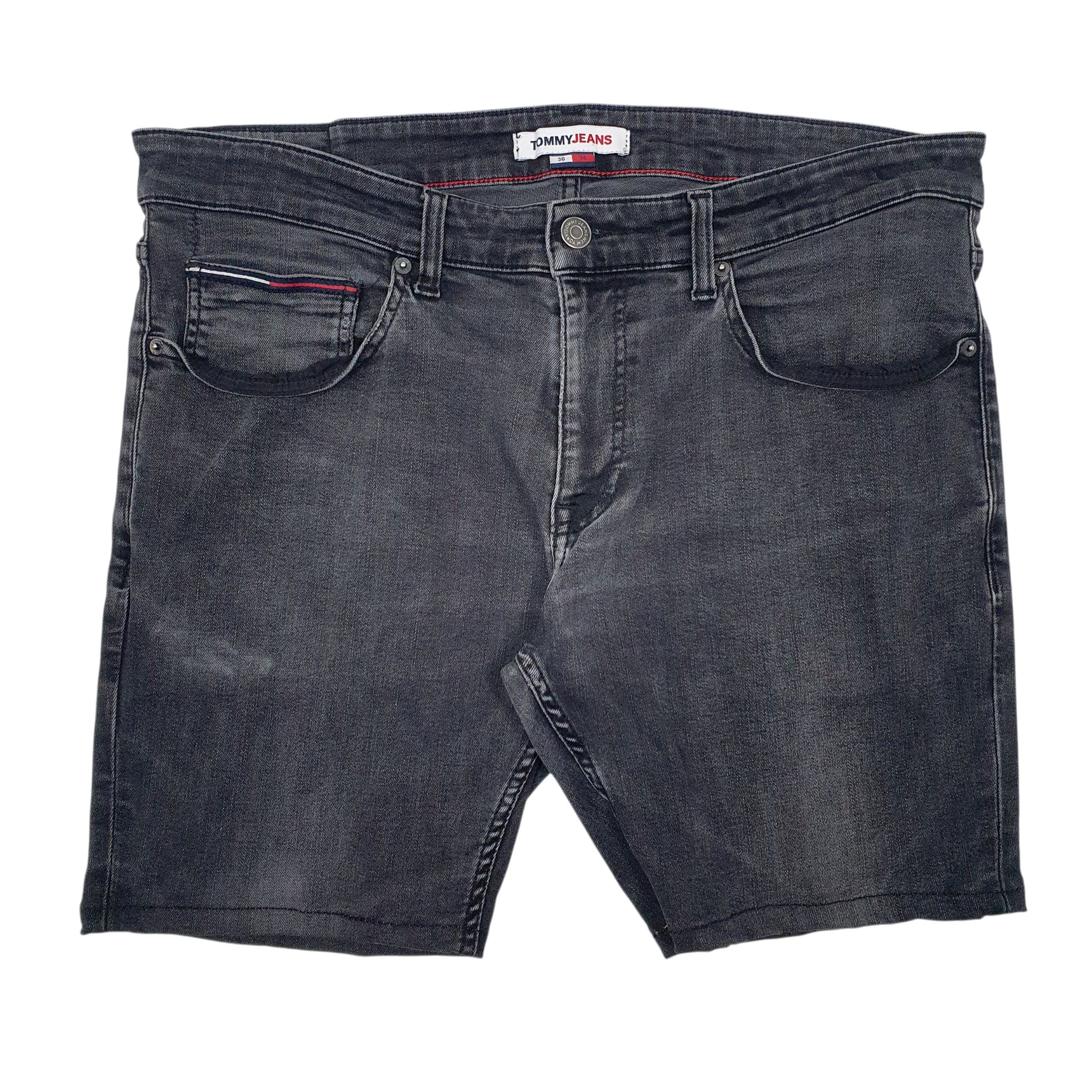 Mens Black Tommy Hilfiger  Denim Shorts