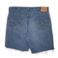 Mens Blue Levis 550 Relaxed Fit Hoodie Shorts