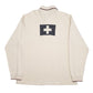 Mens Cream Tommy Hilfiger  Crewneck Polo Shirt