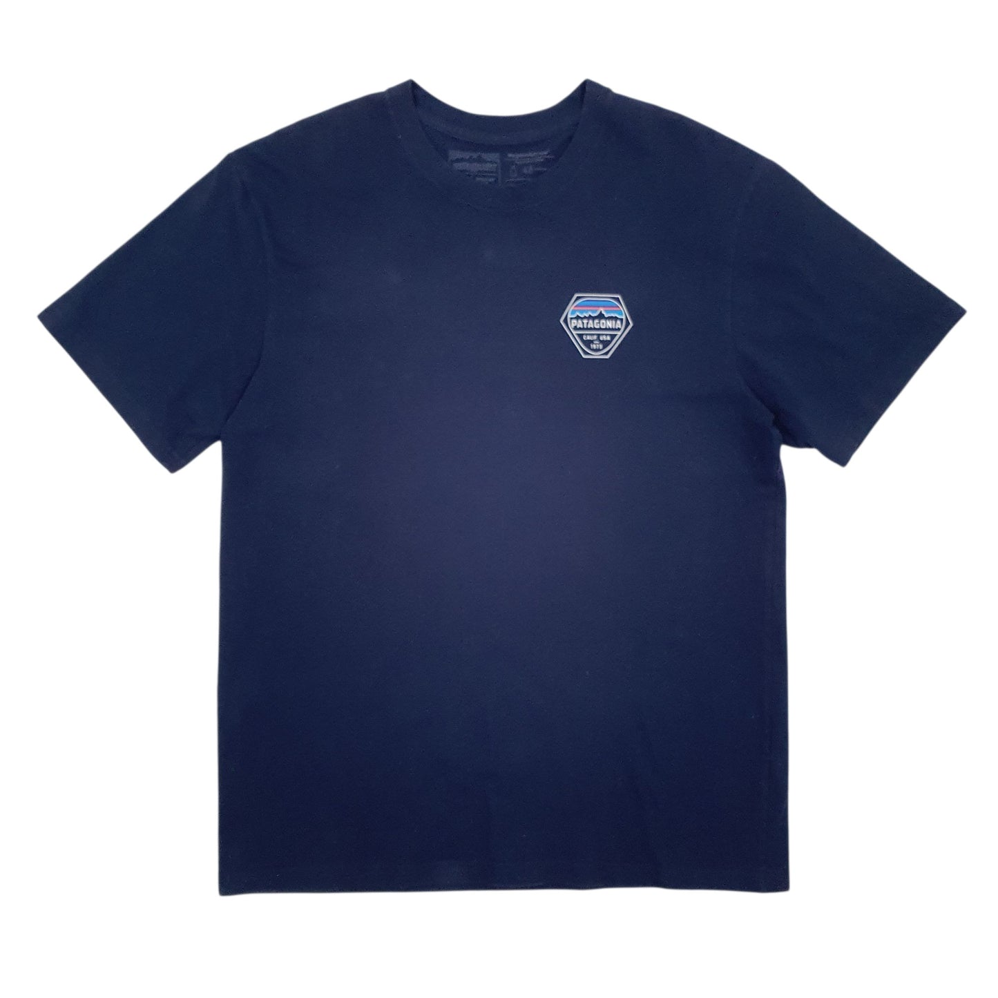 Mens Navy Patagonia  Short Sleeve T Shirt