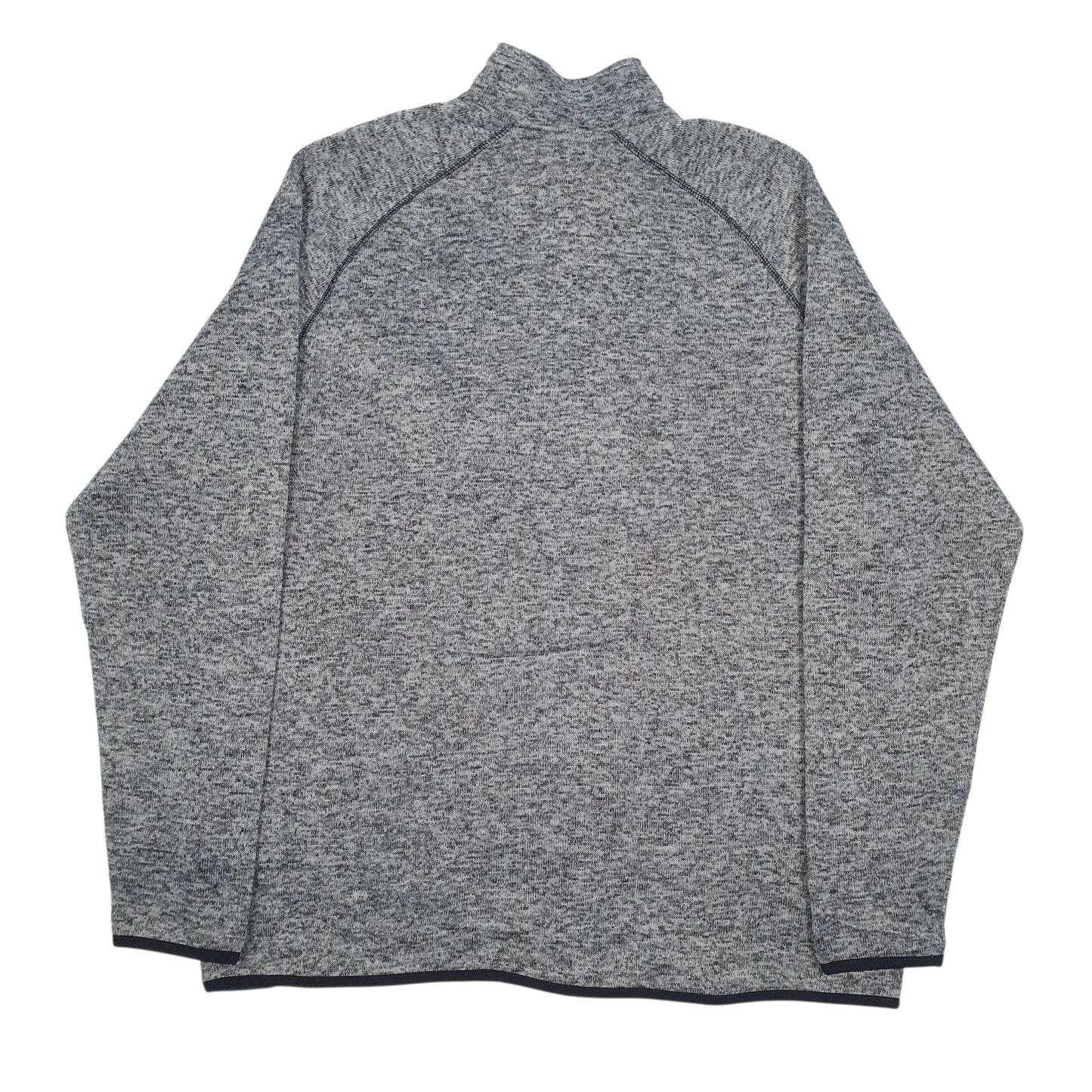 Mens Grey Lee  Quarter Zip Jumper
