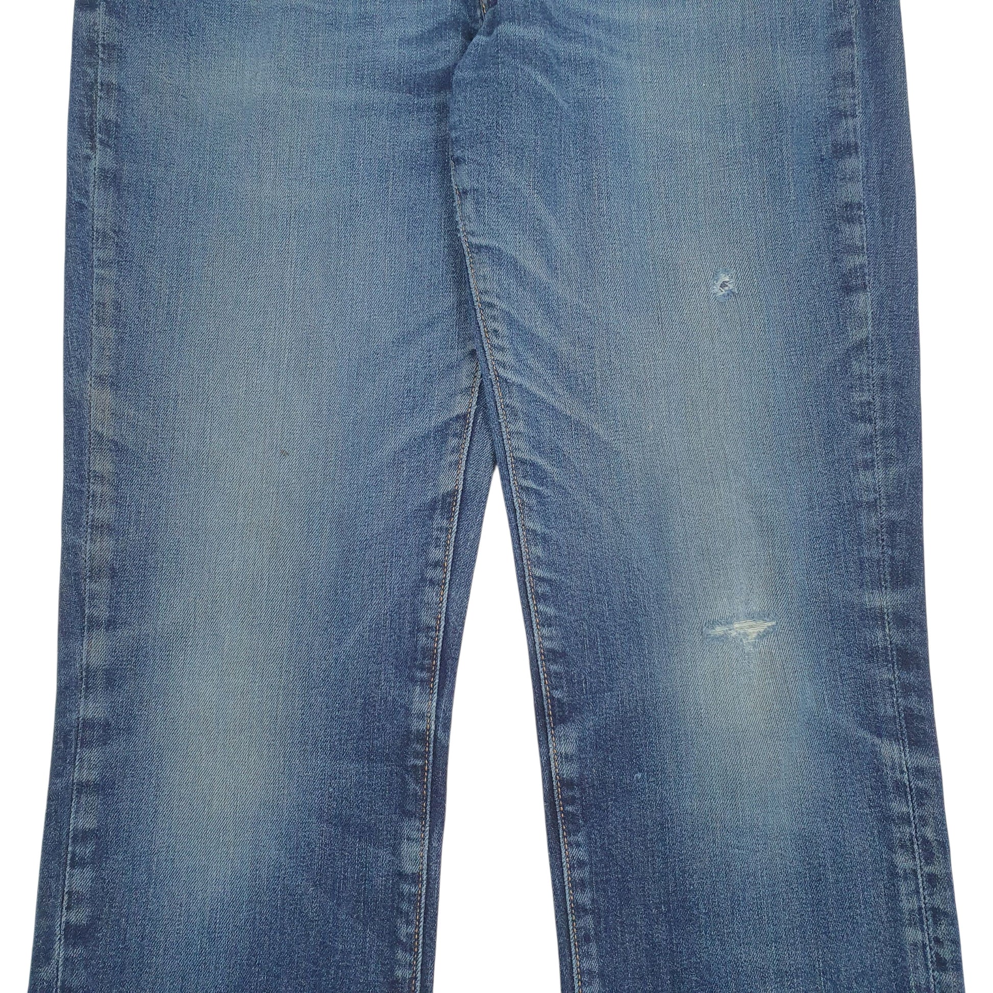 Mens Blue Levis Distressed  Jeans
