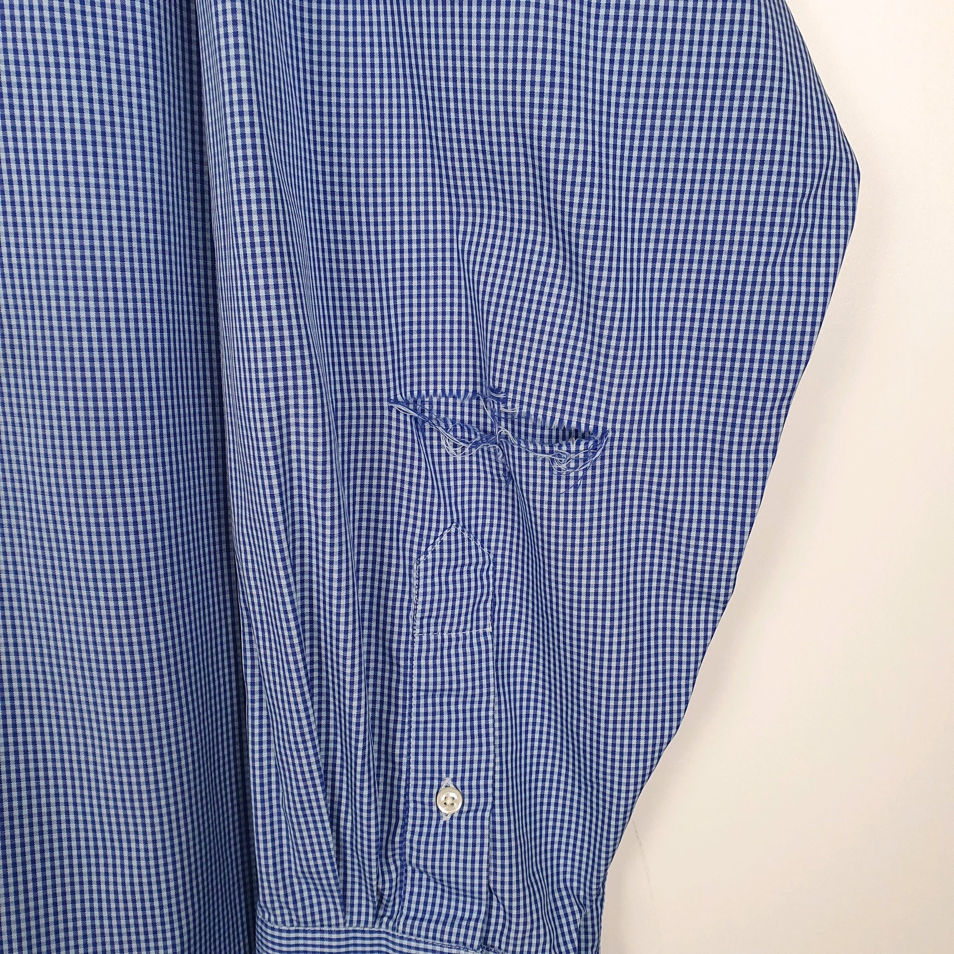 Mens Blue L.L.Bean Vintage 90s  Shirt