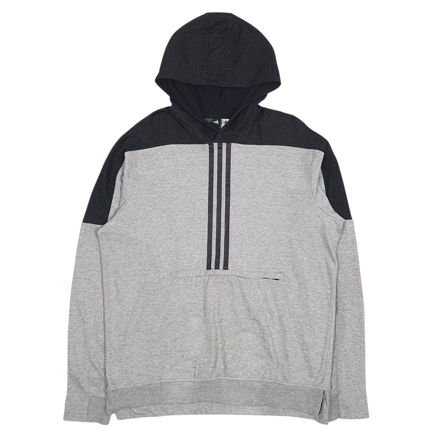 Mens Grey Adidas  Hoodie Jumper