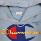 Mens Blue Champion Reverse Weave Hoodie Jumper
