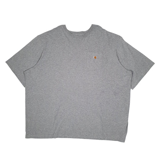 Mens Grey Carhartt  Short Sleeve T Shirt