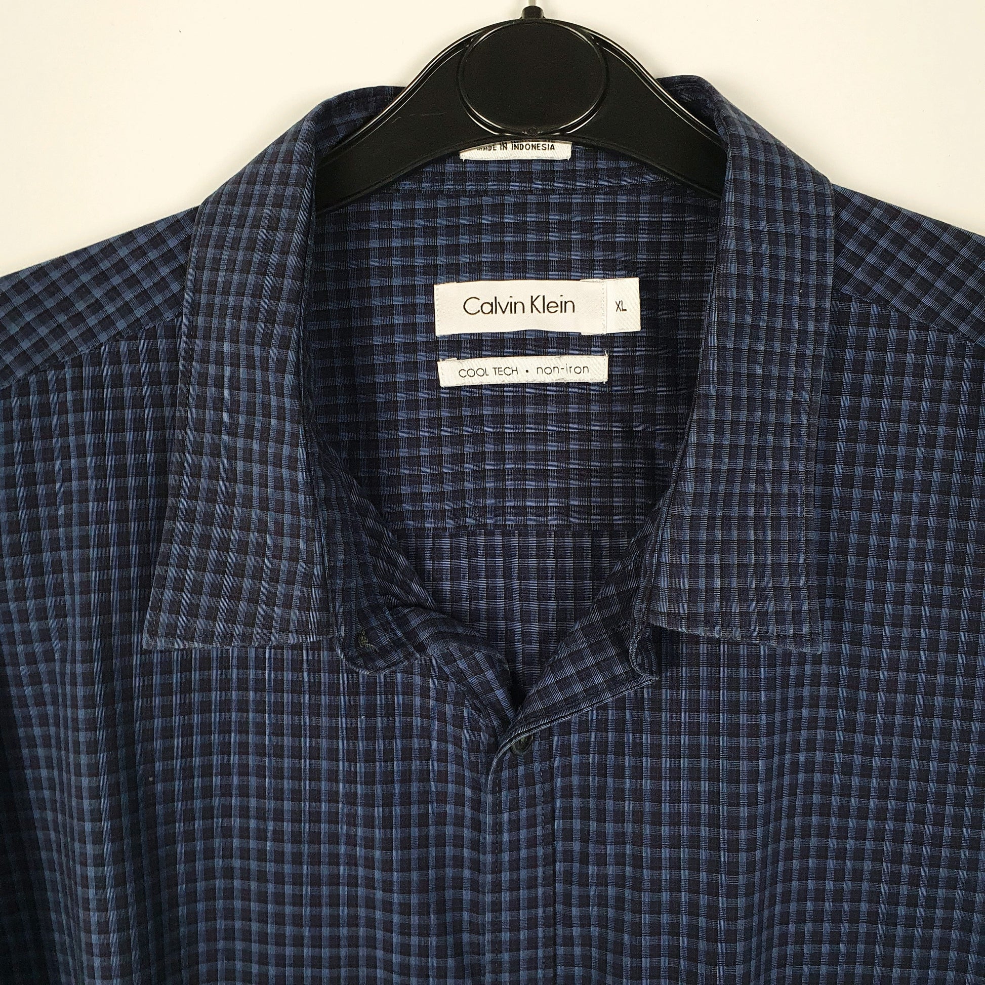Mens Navy Calvin Klein   Shirt
