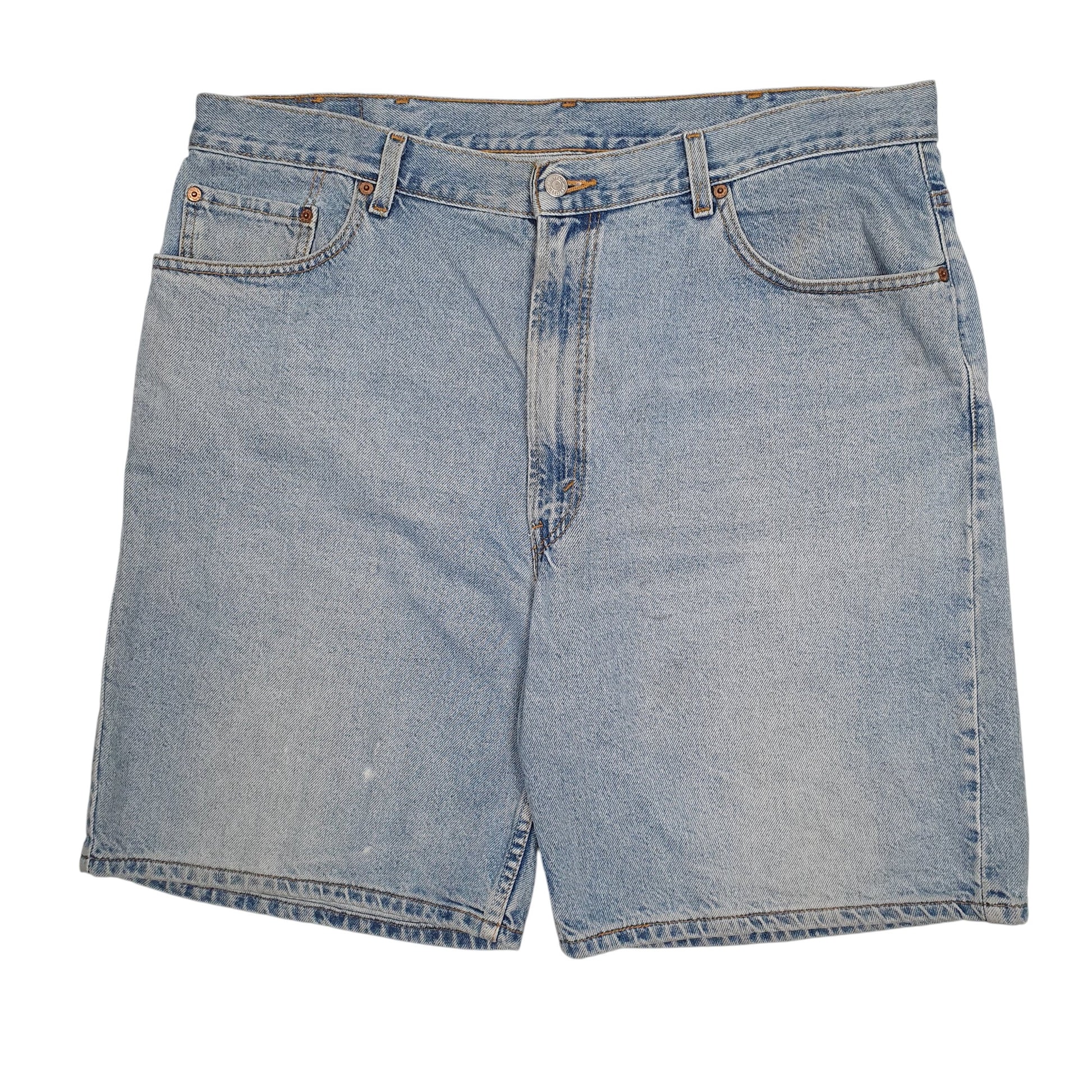 Mens Blue Levis 550 Denim Shorts