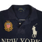 Mens Navy Polo Ralph Lauren New York  Polo Shirt