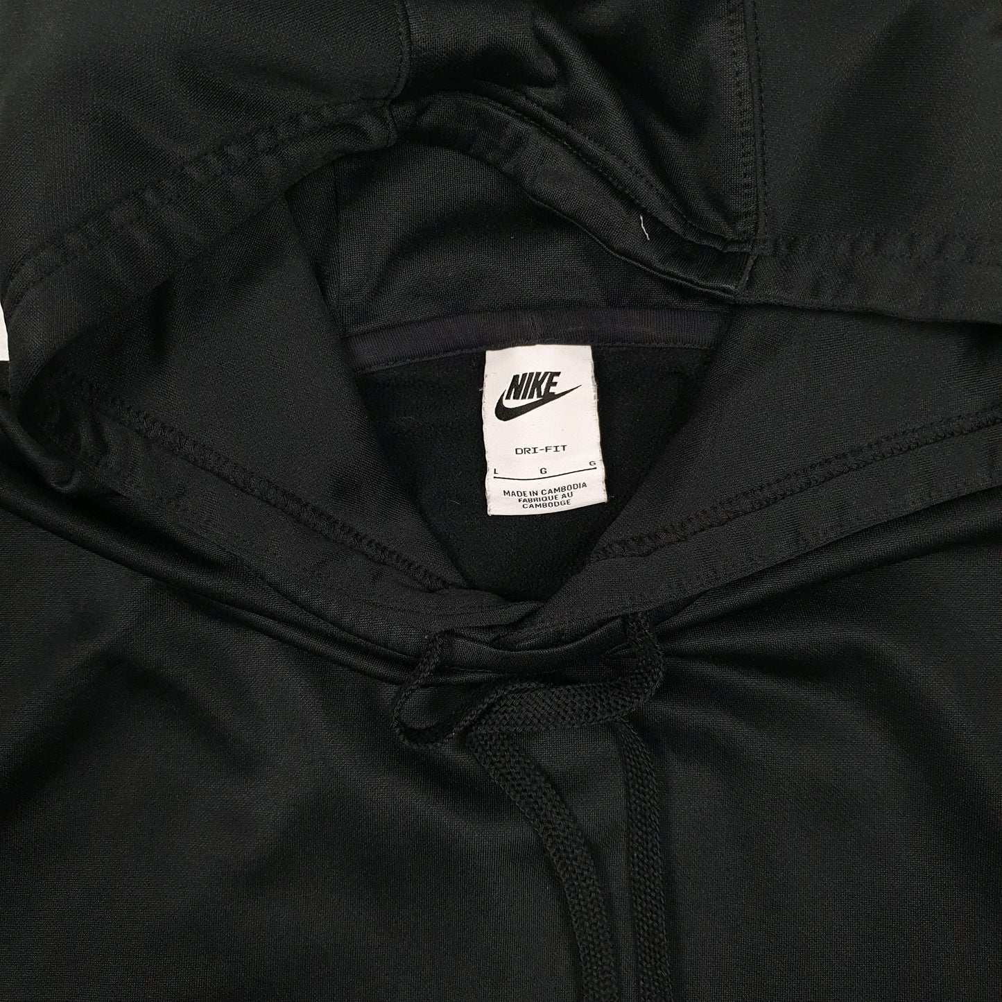 Womens Black Nike Dri Fit Hoodie Jumper