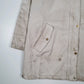 Womens White Tommy Hilfiger Longline Rain Trench Crewneck Coat
