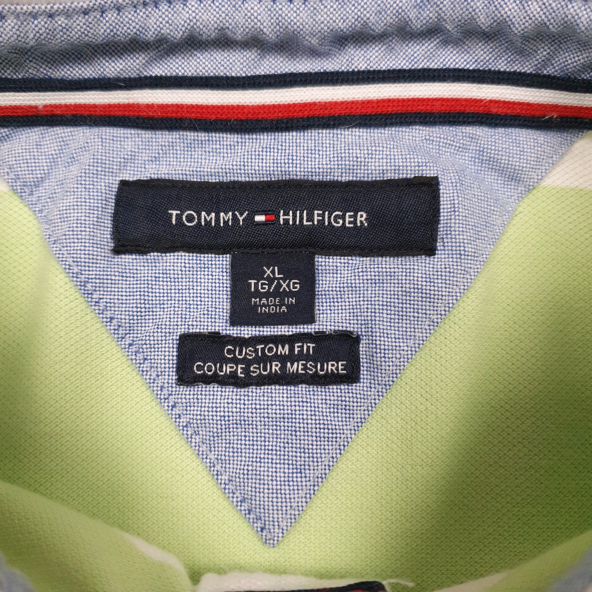 Mens Green Tommy Hilfiger   Polo Shirt