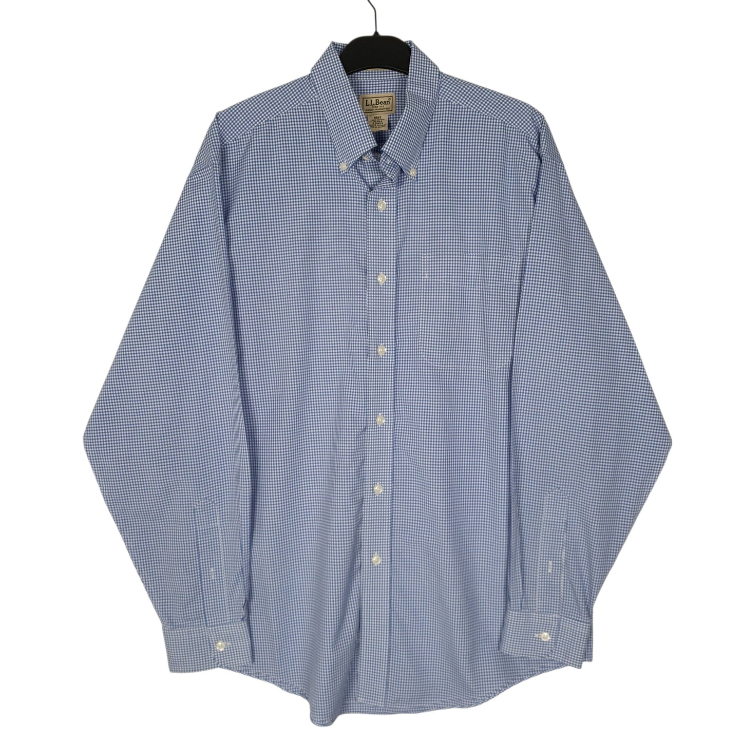 Mens Blue L.L.Bean  Long Sleeve Shirt