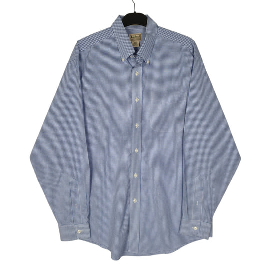 Mens Blue L.L.Bean  Long Sleeve Shirt