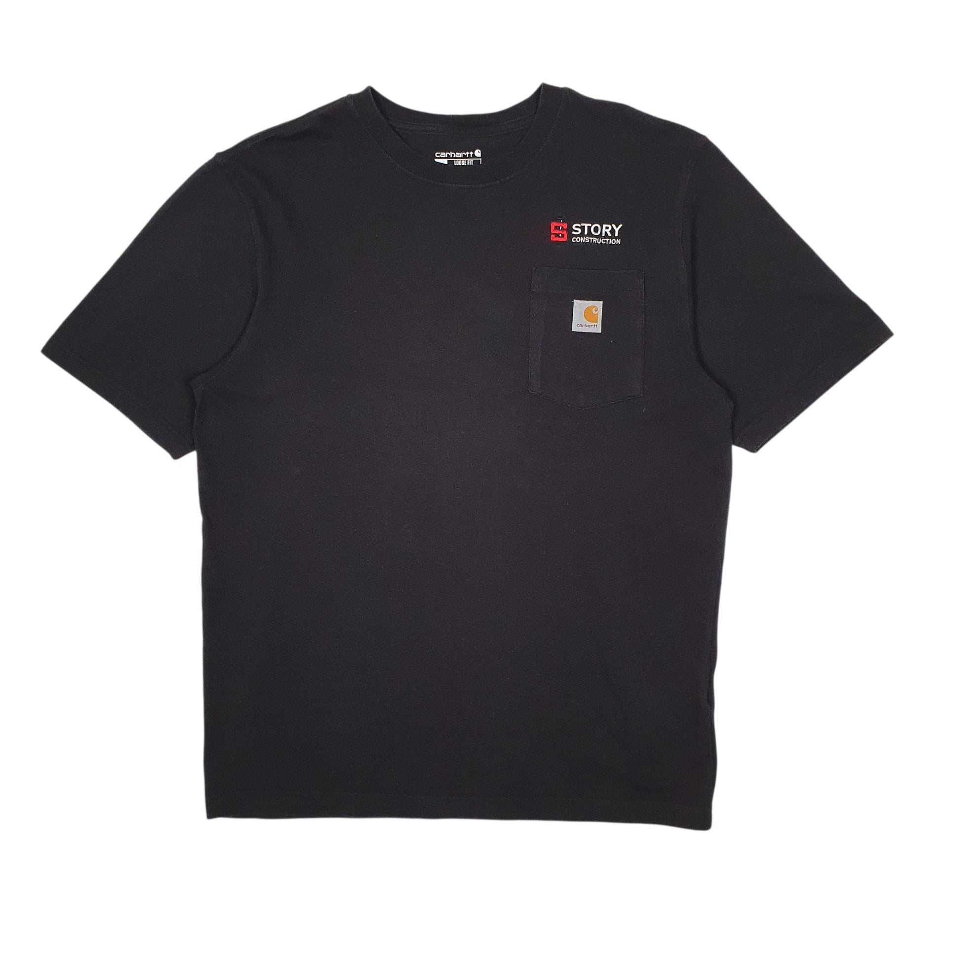 Mens Black Carhartt  Short Sleeve T Shirt