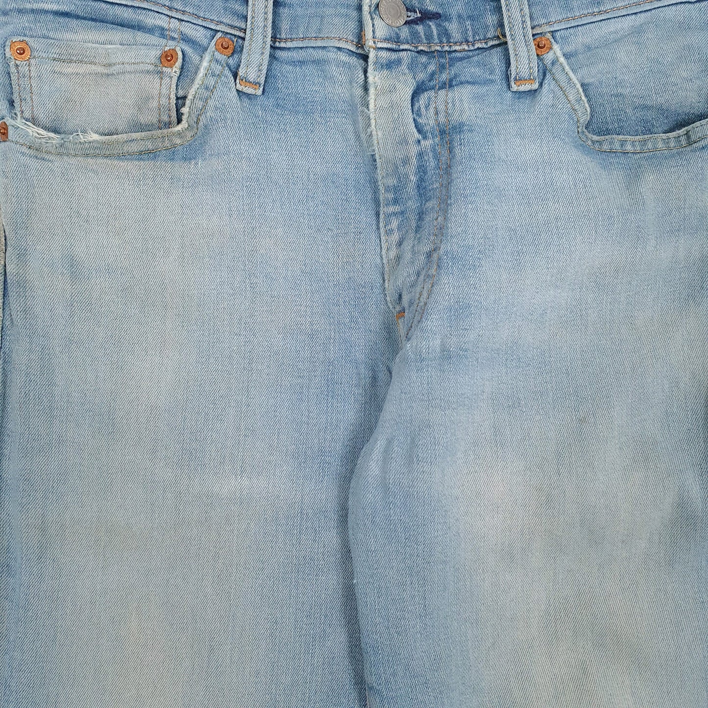 Mens Blue Levis Distressed  Jeans