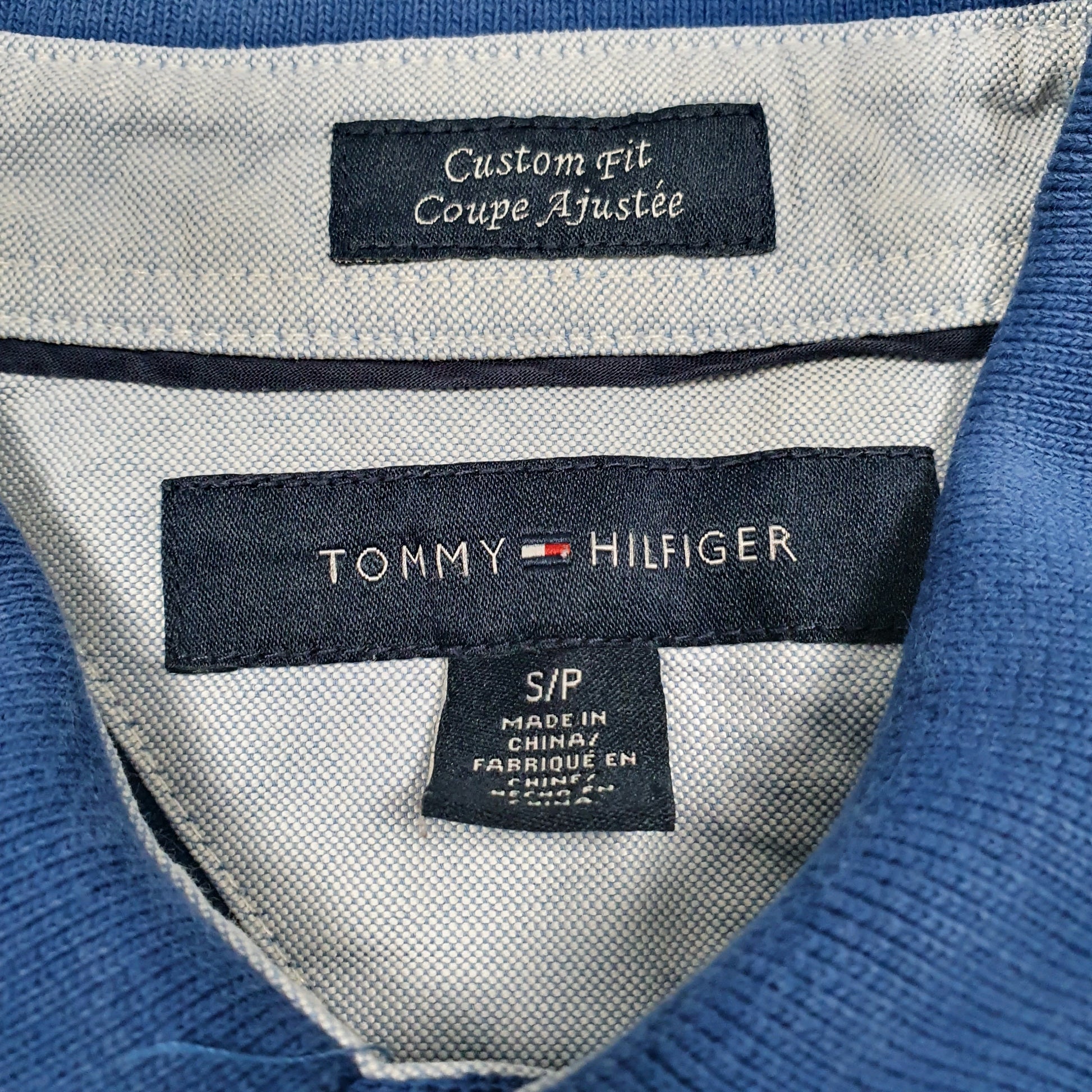 Mens Blue Tommy Hilfiger   Polo Shirt
