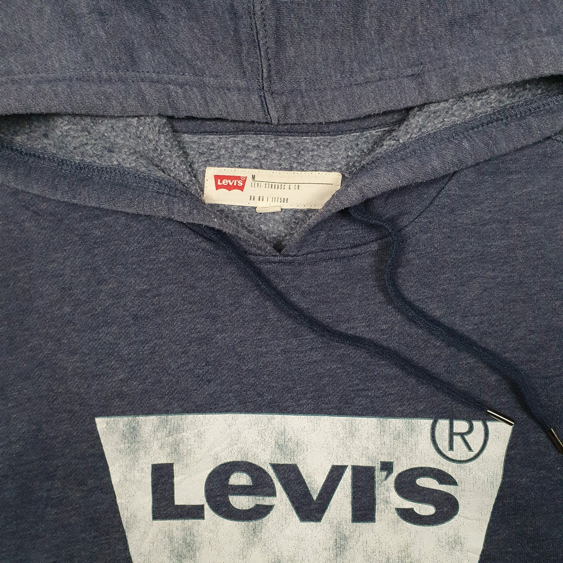 Mens Blue Levis  Hoodie Jumper