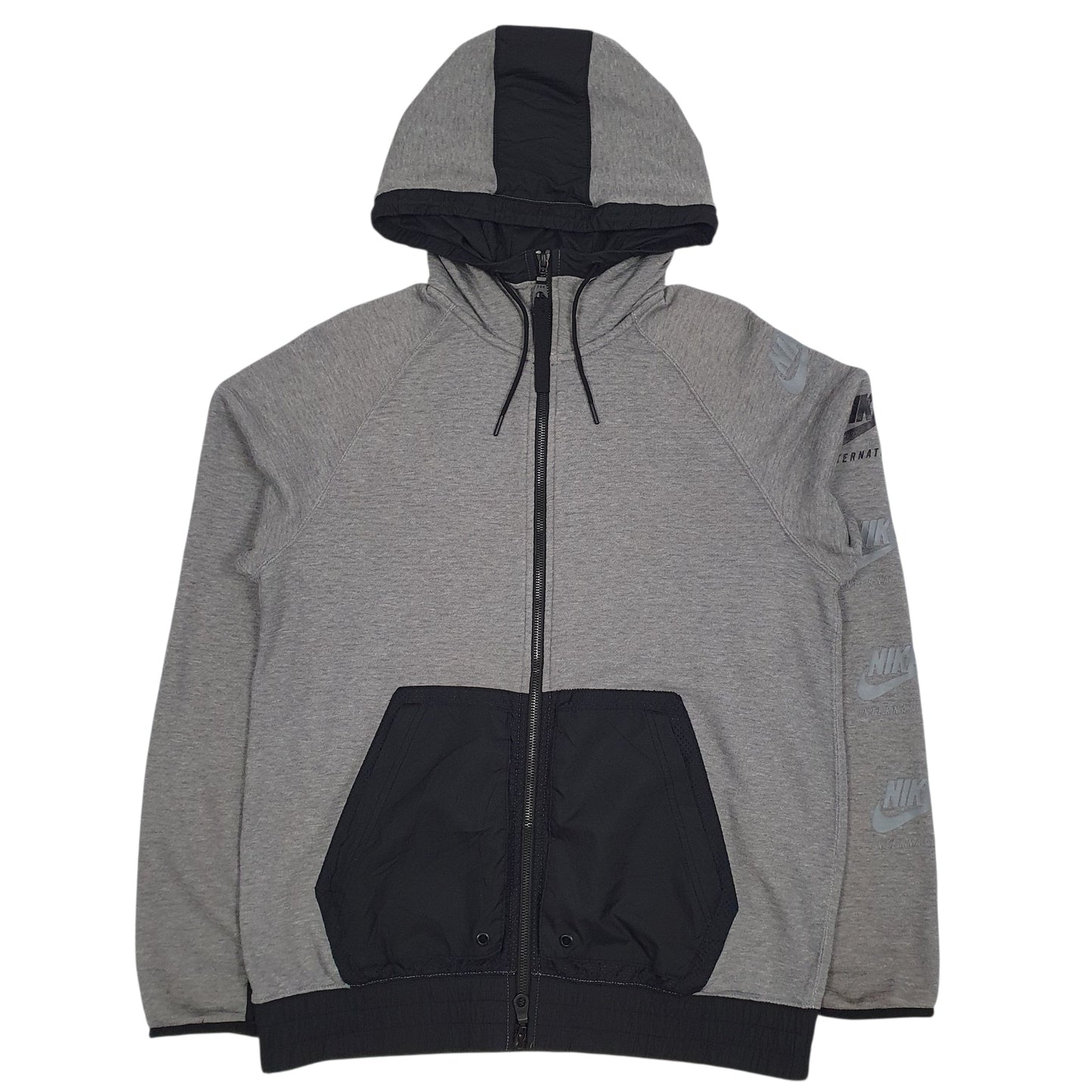 Mens Grey Nike  Full Zip Jumper