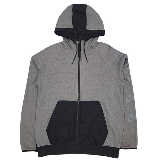 Mens Grey Nike  Full Zip Jumper