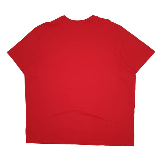Mens Red Nike   T Shirt