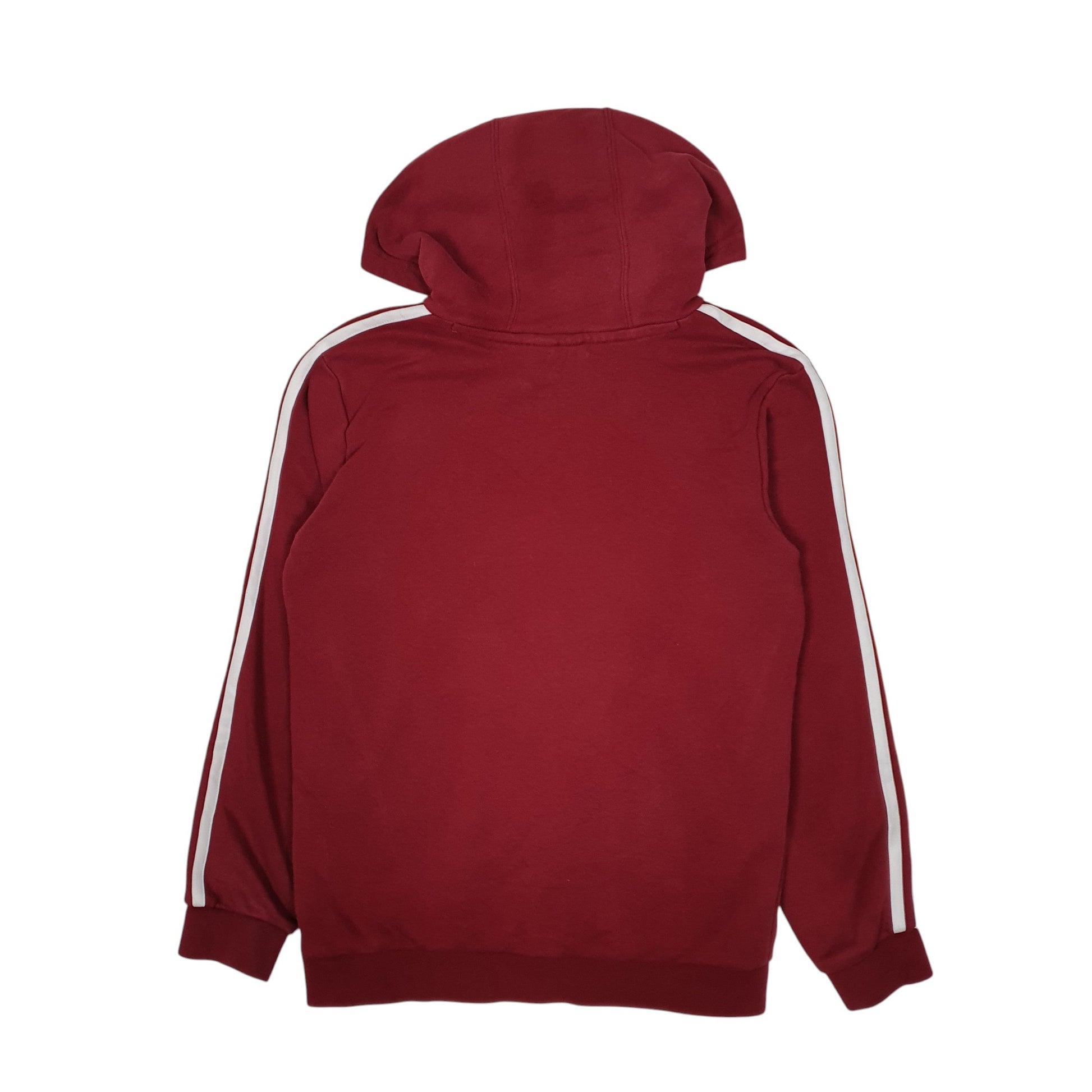 Womens Burgundy Adidas  Hoodie Jumper