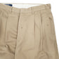 Mens Beige Polo Ralph Lauren Pleated  Trousers