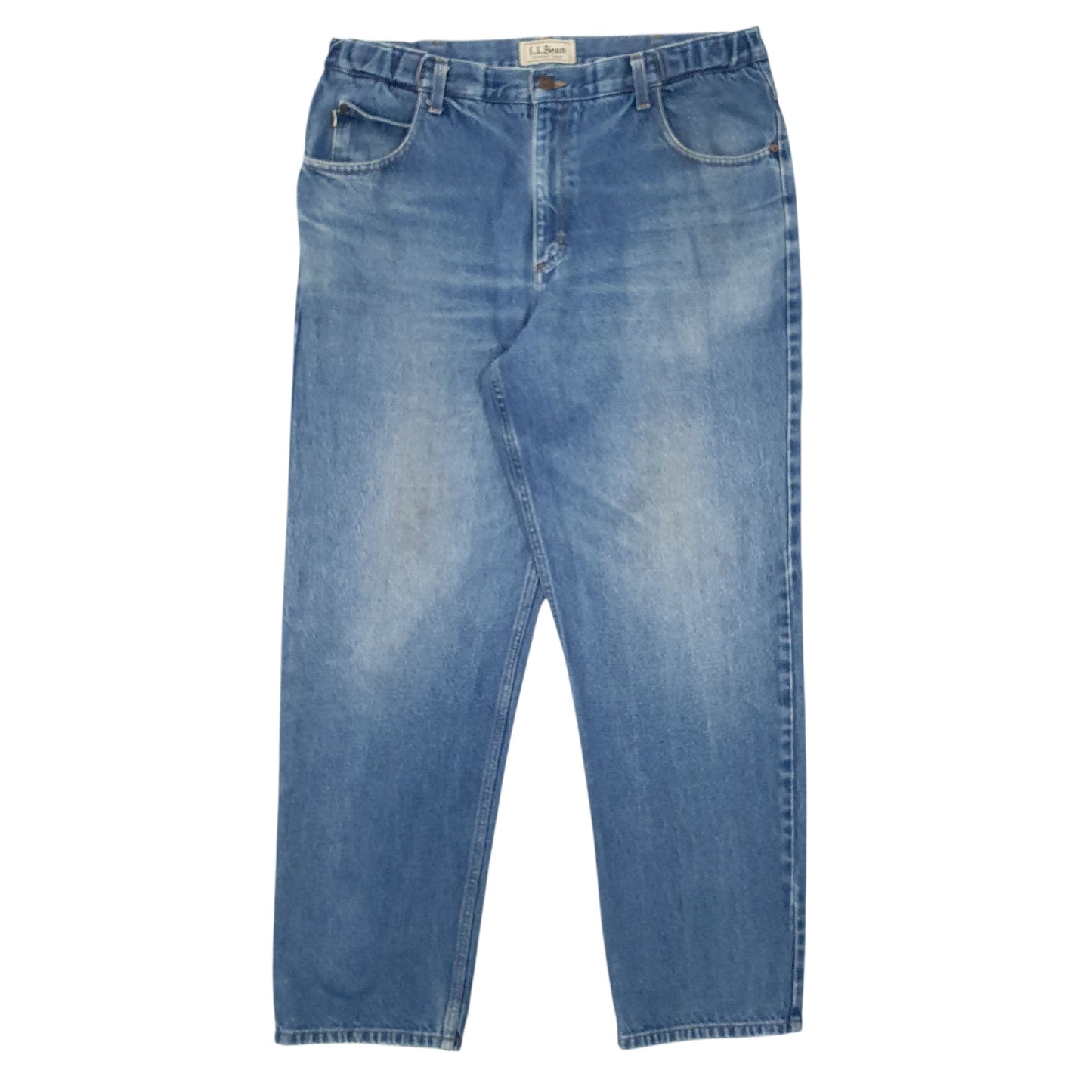 Mens Blue L.L.Bean  Comfort Waist JeansW36 L32