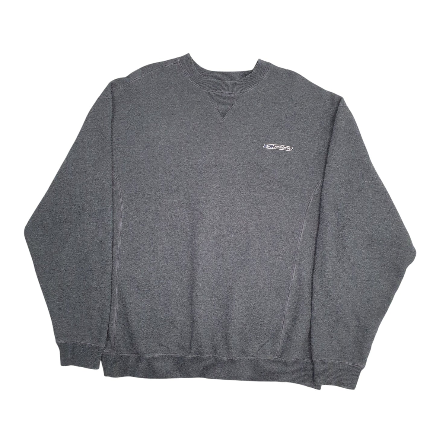 Mens Grey Reebok Vintage 00s Crewneck Jumper