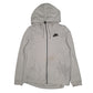 Mens Grey Nike Hoodie Full Zip Jumper