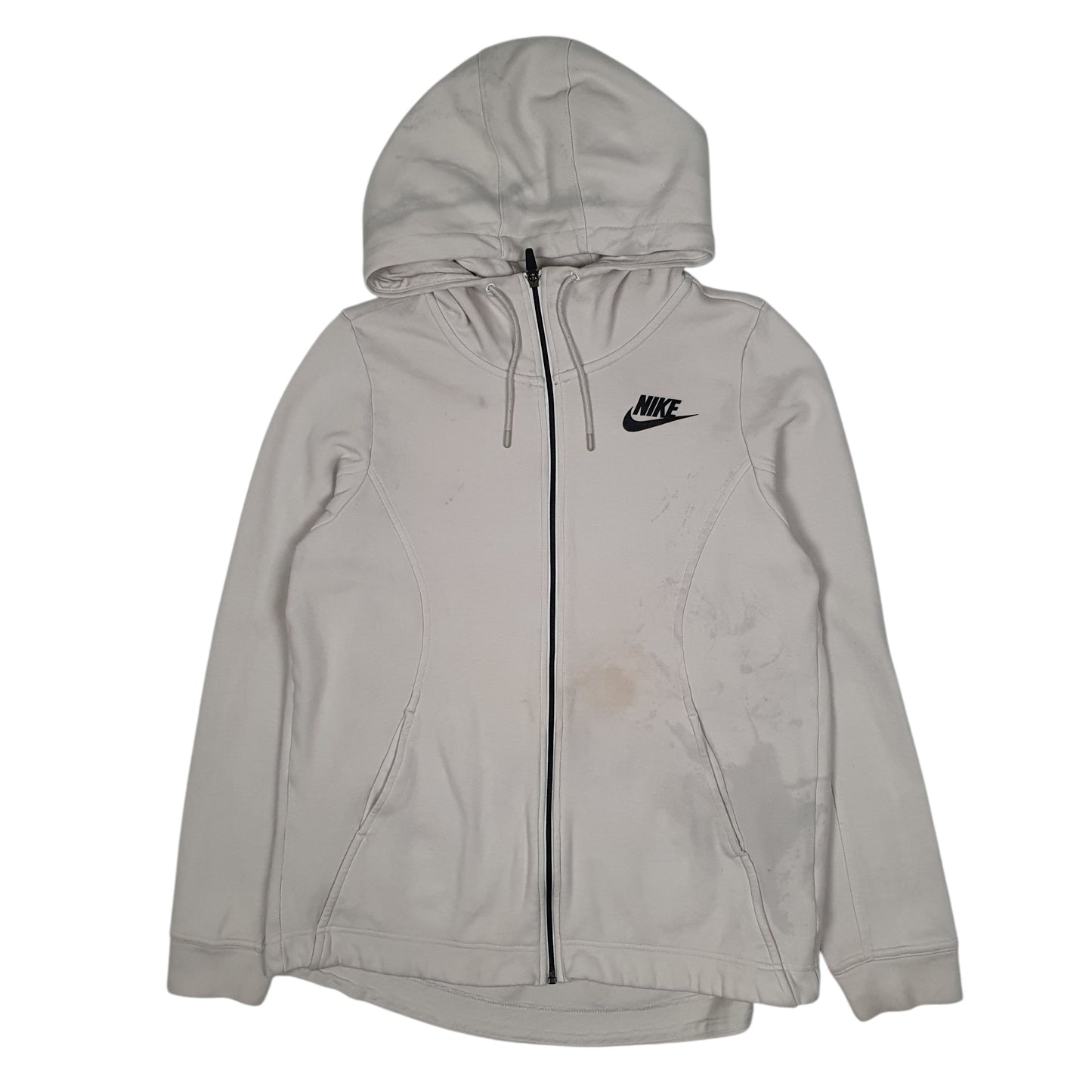 Mens Grey Nike Hoodie Full Zip Jumper