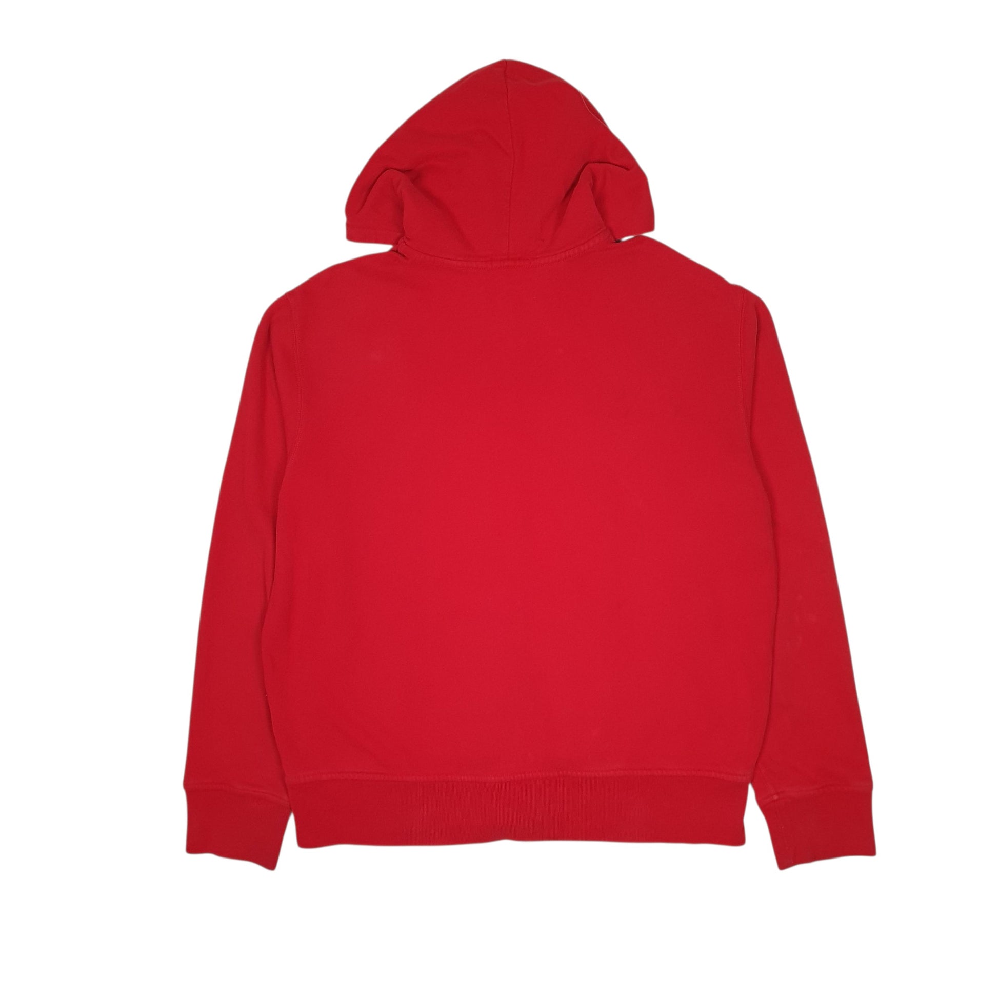 Mens Red Polo Ralph Lauren Polo Bear Hoodie Full Zip Jumper