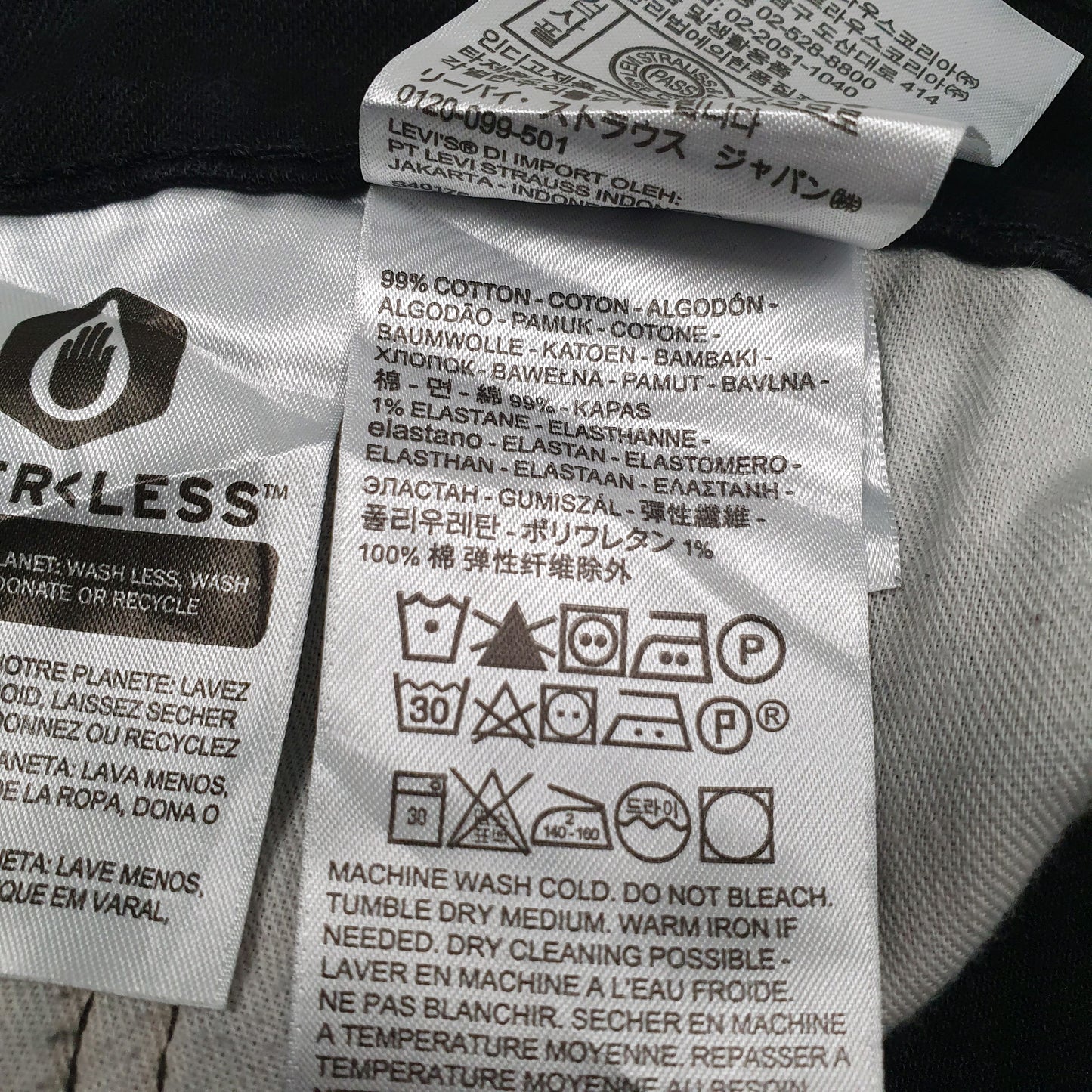 Mens Black Levis   Jeans