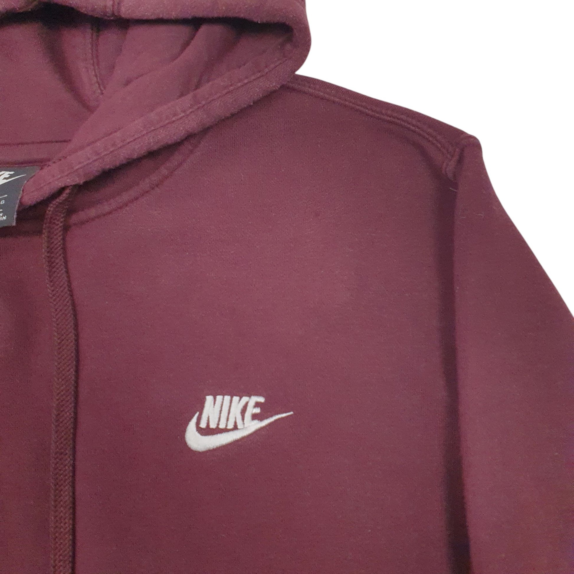 Mens Burgundy Nike  Hoodie Jumper