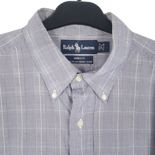 Mens Blue Ralph Lauren Pinpoint Oxford  Shirt